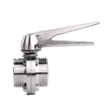 Sanitary Stainless Steel Union End Butterfly Valve