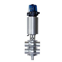 Sanitary Stainless Steel Double Seat Mixproof Valve