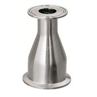 Sanitary Stainless Steel Concentric Reducer with Clamped Ends