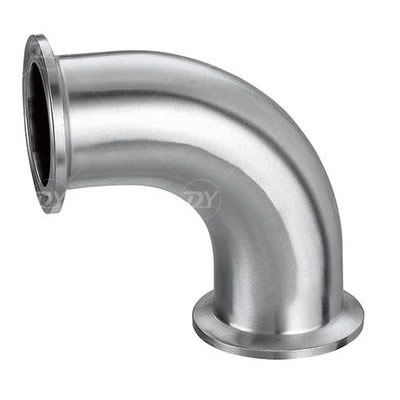 Sanitary Stainless Steel Bend With Clamped Ends