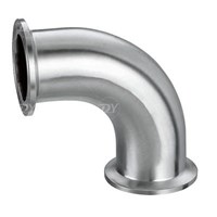 Sanitary Stainless Steel 90 Degree Short Bend