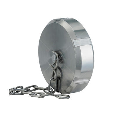 Sanitary Stainless Steel Blind Union Nut with Stainless Chain