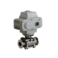 Sanitary SS Electrical Actuated Ball Valve