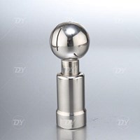 Sanitary Stainless Steel Thread Rotary Cleaning Ball