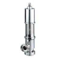 Sanitary Stainless Steel Line Type Pressure Relief Valve