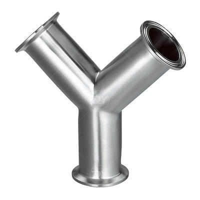 Sanitary Y type SS Tees Pipe Fittings