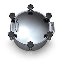 Sanitary Stainless Steel Round Pressure Manway Cover