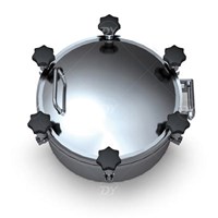 Sanitary Stainless Steel Round Pressure Manway Cover