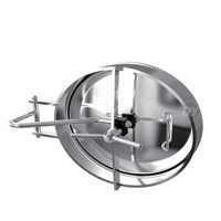 Sanitary Stainless Steel Inward Opening Oval Manhole