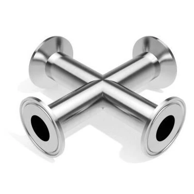 Sanitary Hygienic Stainless Steel Tri Clamp Cross