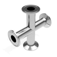 Sanitary Hygienic Stainless Steel Tri Clamp Cross