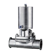Sanitary Stainless Steel Pneumatic Actuated Diaphragm Valve