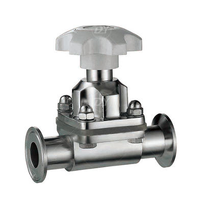 Stainless Steel Sanitary Clamp Manual Diaphragm Valve