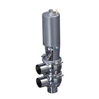 Sanitary SS Pneumatic Actuated Divert Valve