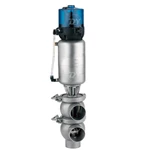 Sanitary SS Pneumatic Actuated Divert Valve