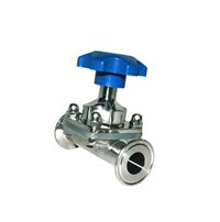 Stainless Steel Sanitary Clamp Manual Diaphragm Valve