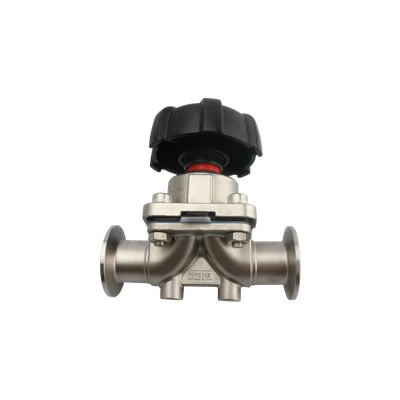 Stainless Steel Sanitary Clamp Manual Diaphragm Valve