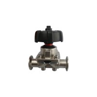 Stainless Steel Sanitary Clamp Manual Diaphragm Valve