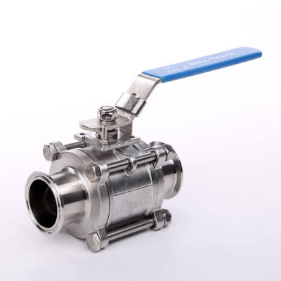 Stainless Steel Hygienic 3PCS Pipeline Ball Valves