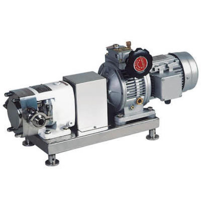 Sanitary Stainless Steel Rotary Lobe Step-less Variator Rotor Pump