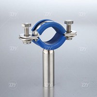 Sanitary Round Pipe Hanger with rubber sleeve