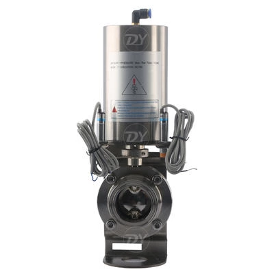 Sanitary Welding Pneumatic Butterfly Valve
