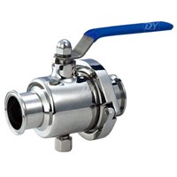 Stainless Steel Sanitary Non Retention Ball Valve