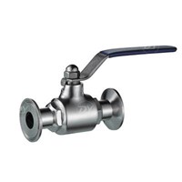 Sanitary Stainless Steel 2 Piece Manual Ball Valve