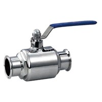 Sanitary Stainless Steel 2 Piece Manual Ball Valve