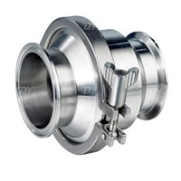 Stainless Steel Sanitary Clamp Non return Check Valve